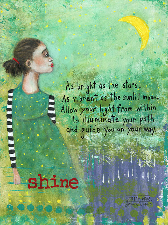 Shine (Greeting Card)