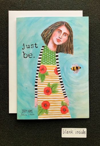 Just Be (Greeting Card)