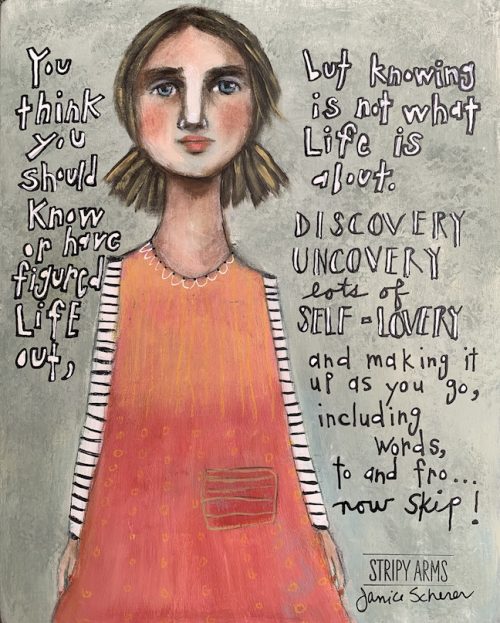 As Long As You Need (Greeting Card) Stripy Arms